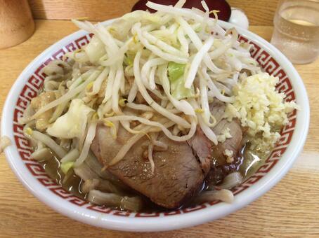 二郎系ラーメン 二郎系ラーメン,二郎系インスパイア,二郎系の写真素材
