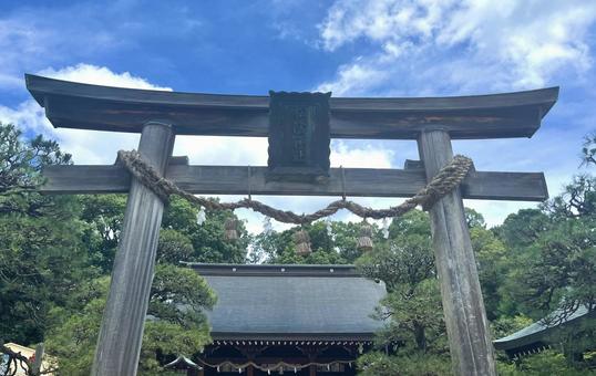 晴れた日の松陰神社 晴れた日の松陰神社の写真