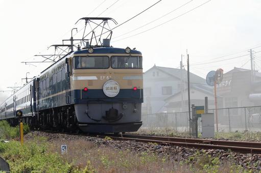 EF65 EF65 ef65,両毛線,jrの写真素材