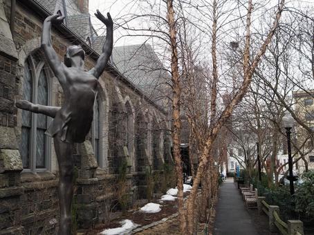 バレリーナの銅像 バレリーナの銅像 バレリーナ,バレー,バレイの写真素材