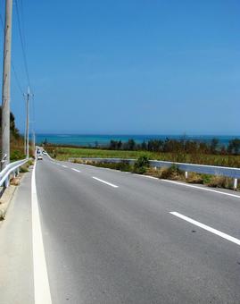 うるま市の絶景道路 200707 01 うるま市の絶景道路 200707 01の写真