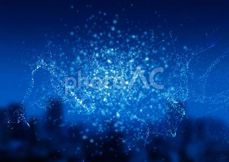 都市とデジタルイメージ デジタル,テクノロジー,itの写真素材