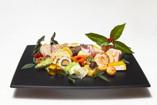 おせちの盛り合わせ7 正月,お祝い,記念日の写真素材