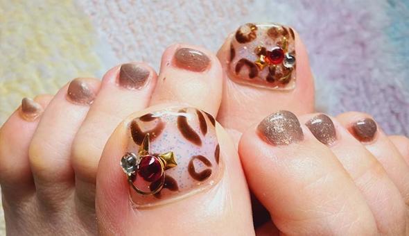 フットネイル フットネイル フットネイル,足,爪の写真素材
