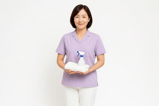 女性介護士清潔感全身 女性介護士清潔感全身の写真