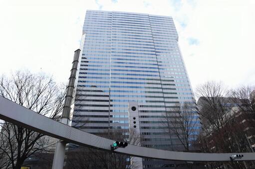 新宿　街並み ビル群,新宿,街並みの写真素材