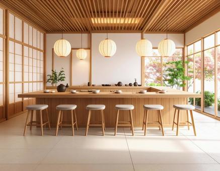 飲食店　店内　レストランの写真