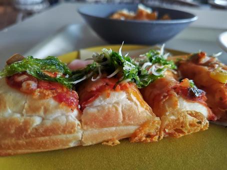 しらすのピザ バイキング,食べ物,旅行の写真素材