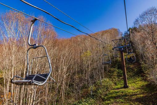 新潟県 苗場の秋景色 新潟県 苗場の秋景色 紅葉,秋,苗場ドラゴンドラの写真素材