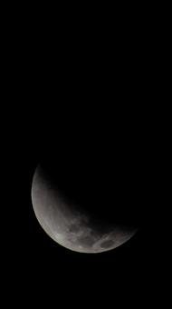 三日月の写真 三日月の写真 月,夜空,三日月の写真素材