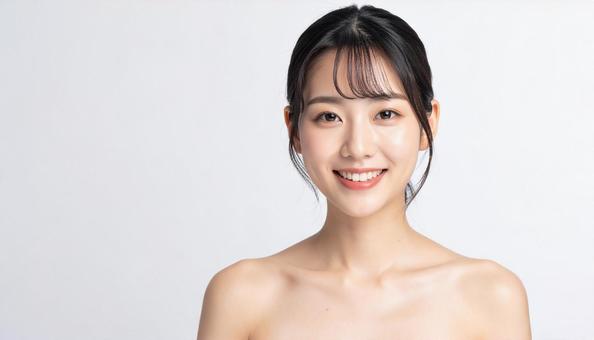 清潔感のある若い女性 清潔感のある若い女性の写真