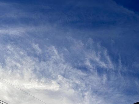 【空の写真】秋空 【空の写真】秋空 秋空,空,雲の写真素材