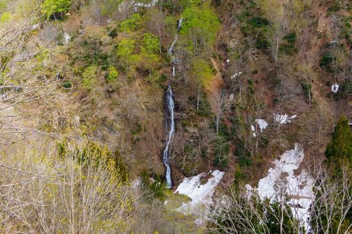 250429秋山郷清水川原～結東 秋山郷,長野県,栄村の写真素材