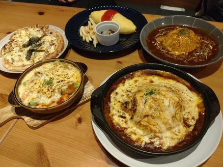 夜カフェの写真