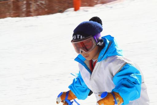 Ski resort Children's slopes Winter snow country Ski resort Children's slopes Winter snow country