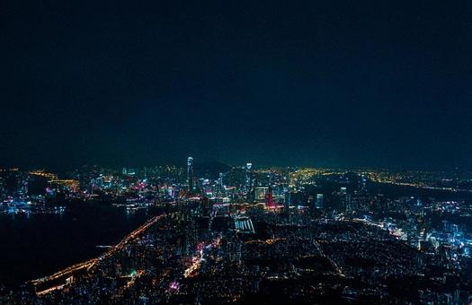 夜の街 夜の街の写真