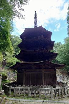 長野県-安楽寺-国宝-八角三重塔 長野県-安楽寺-国宝-八角三重塔の写真