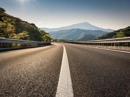 舗装道路_AS000007 舗装道路_AS000007の写真