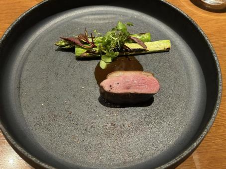 鴨肉のロースト 北海道,鴨肉,ローストの写真素材