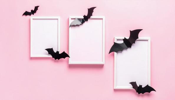 ハッピーハロウィンのフレーム ハッピーハロウィンのフレームの写真