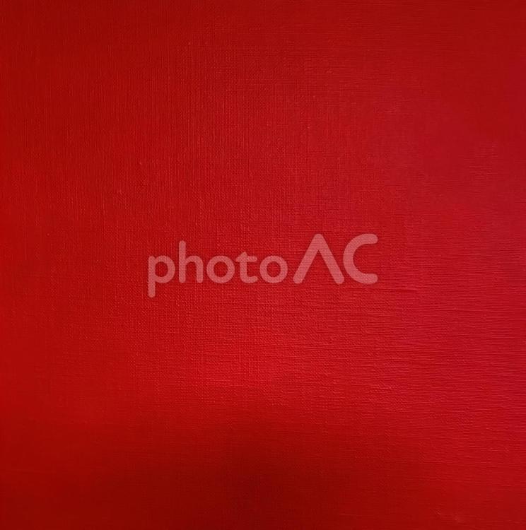 真っ赤に塗られたキャンバス 赤,麻,キャンバスの写真素材