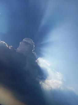 神秘的な空 神秘的な空の写真