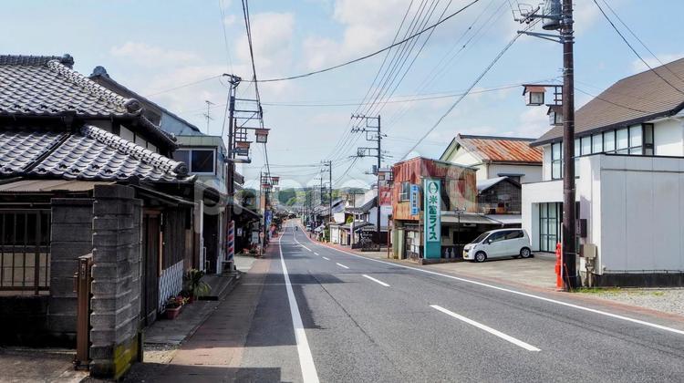 初夏の大多喜町・レトロな街並み（千葉県） 初夏,大多喜町,千葉県の写真素材