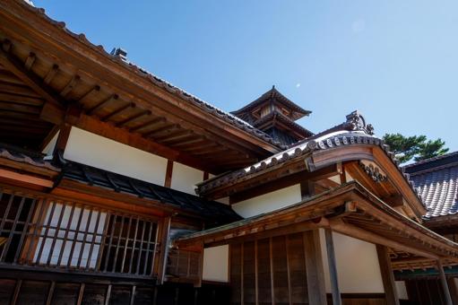 五稜郭公園に残る箱館奉行所 五稜郭公園に残る箱館奉行所 五稜郭,箱館奉行所,函館の写真素材
