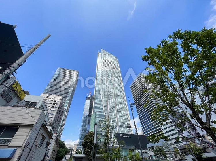 港区の街並み 港区の街並み,虎ノ門,オフィス街の写真素材