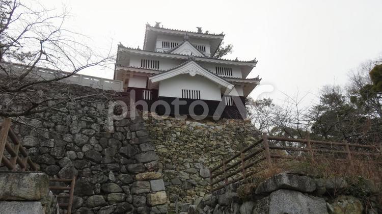 吉田城　鉄櫓　模擬櫓 吉田城,豊橋城,今橋城の写真素材