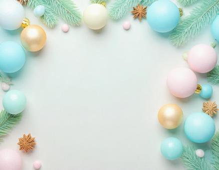 オーナメントボールの背景１の写真