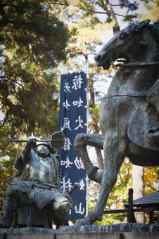 川中島の戦い 川中島,武田信玄,上杉謙信の写真素材