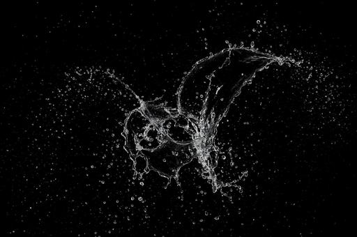 幻想的な水の形 幻想的な水の形の写真