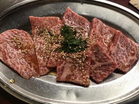 焼肉 焼肉 焼肉,カルビ,生肉の写真素材