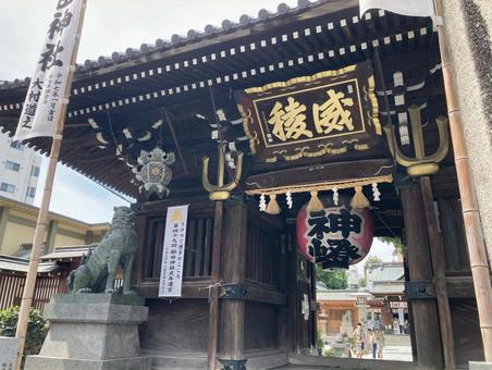 櫛田神社 楼門 櫛田神社 楼門の写真