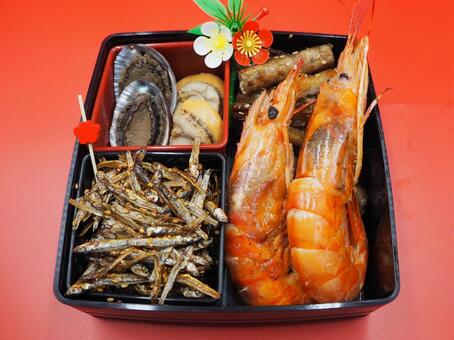 お重に詰めたおせち料理 おせち料理,お重詰め,正月料理の写真素材