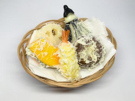 天ぷら 天ぷら 天ぷら,揚げ物,フライの写真素材