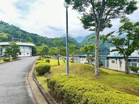 Photo, ikehara dam, shimokitayama village, yoshino district, nara prefecture, dam for power generation, 