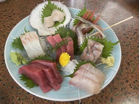 お刺身盛り合わせ お刺身盛り合わせ 食べ物,食事,美味しそうの写真素材