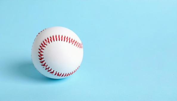 野球ボール一つ 野球ボール一つの写真
