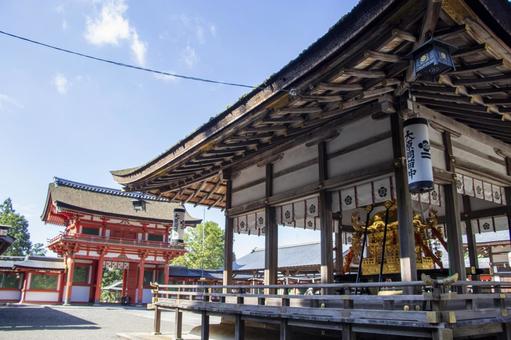 Photo, ootori shrine, hall of worship, jiahe city, 