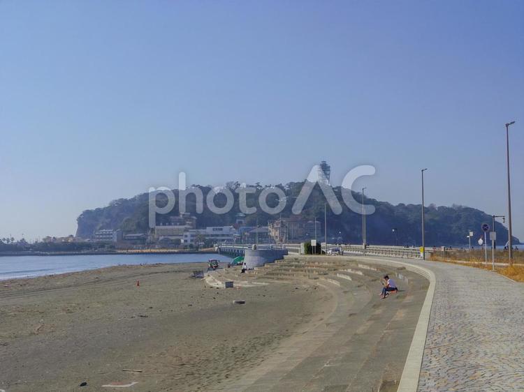 【神奈川県】藤沢市の江ノ島 江ノ島,湘南,藤沢市の写真素材