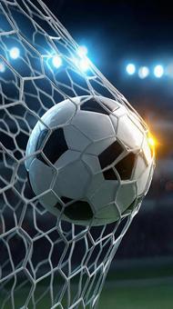 サッカーボールの衝撃 サッカーボールの衝撃の写真