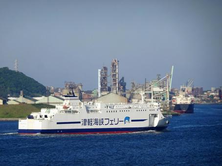 Photo, tsugaru strait ferry, blue mermaid, ferry, 