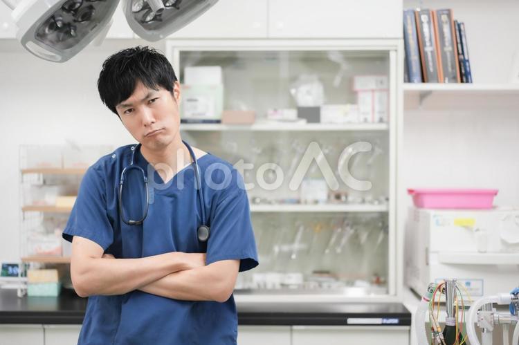 病院のお医者さん男性 医師,医者,人物の写真素材