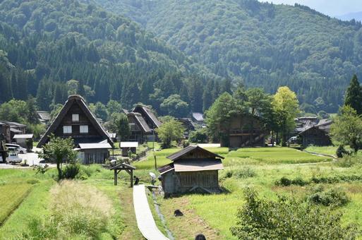 白川郷 白川郷 白川郷,飛騨高山,世界遺産の写真素材