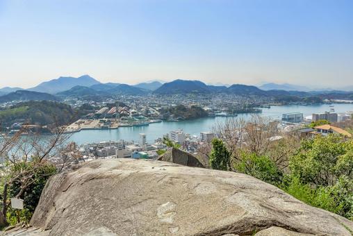 尾道市 ポンポン岩からの眺め(広島) 尾道市 ポンポン岩からの眺め(広島) 尾道,尾道市,広島の写真素材