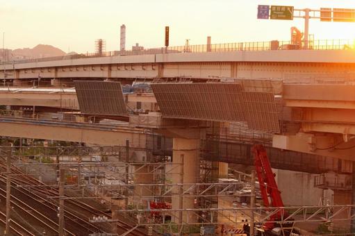 街の夕景 街の夕景 夕景,晴れ,町並みの写真素材