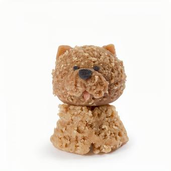マジパンでつくったわんこ チャウチャウ マジパンでつくったわんこ チャウチャウ チャウチャウ,マジパン,犬の写真素材
