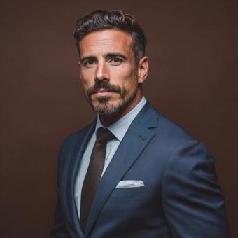 スーツを着た男性 スーツを着た男性の写真